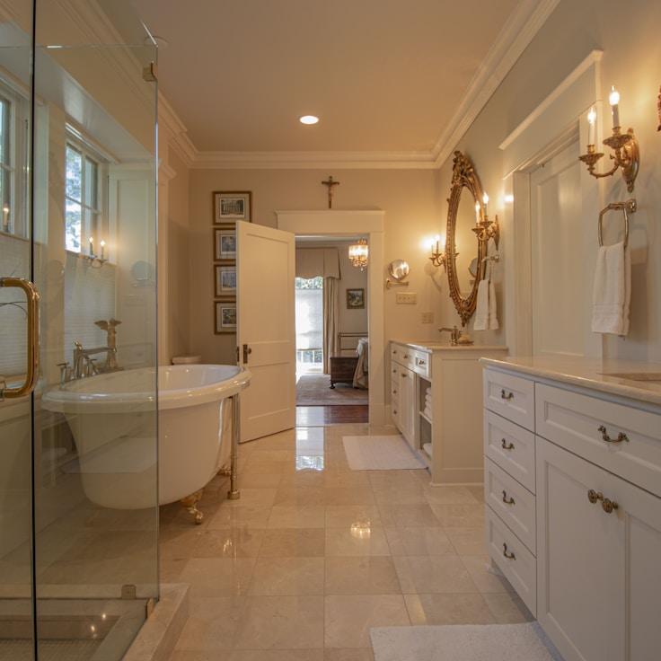Opulent bathroom makeover